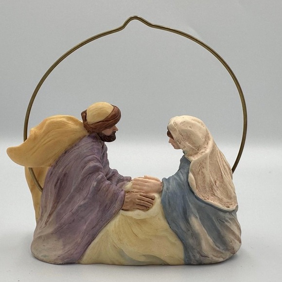 Vintage Hallmark 1996 Christmas Joy Nativity Keepsake Ornament Duane Unruh - Picture 9 of 12